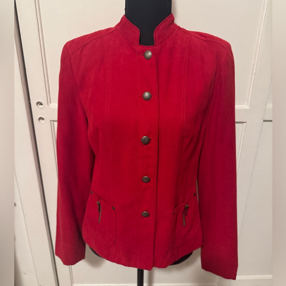 Conrad C Elegant Red Women's Blazer